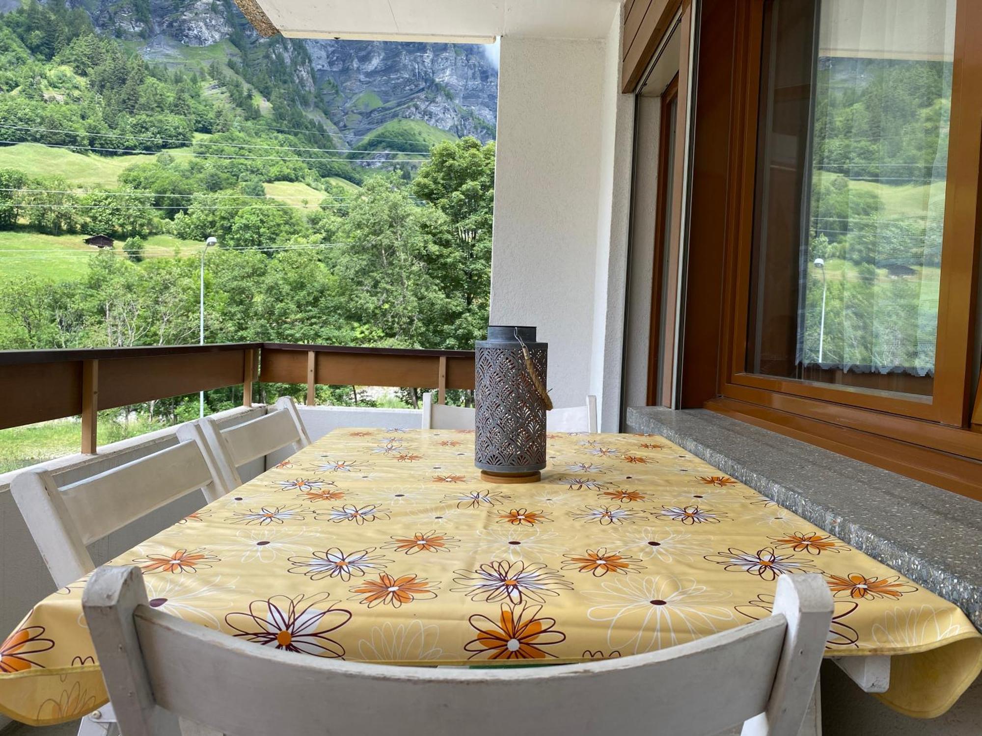 Ferienwohnung Alpen-Zauber Leukerbad Exterior foto